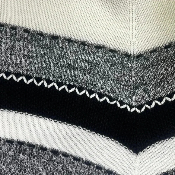 Alfred Dunner Petite Vintage Western Knit Fringe Sweater Womens PXL Warm 1261 - Picture 2 of 7